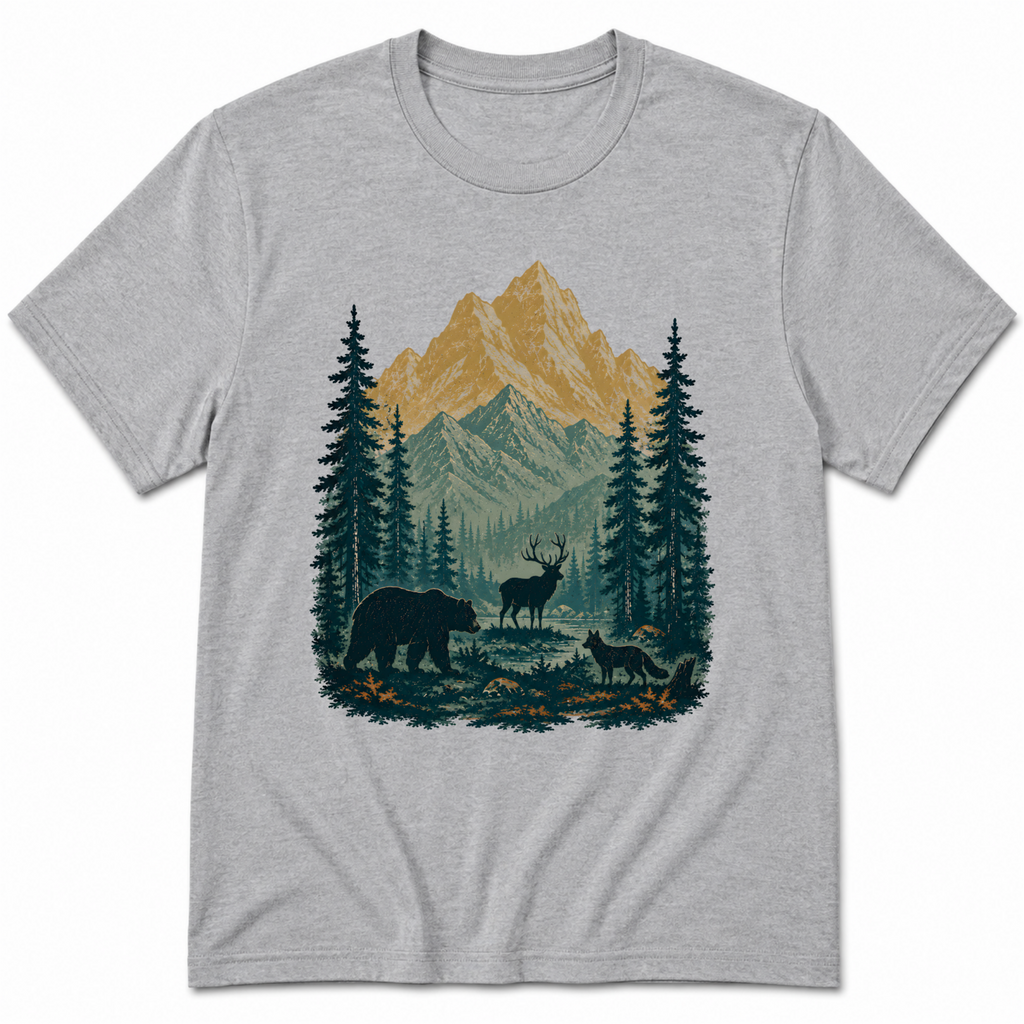 Mountains & Wildlife T-Shirt