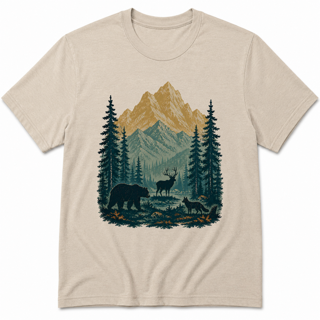 Mountains & Wildlife T-Shirt