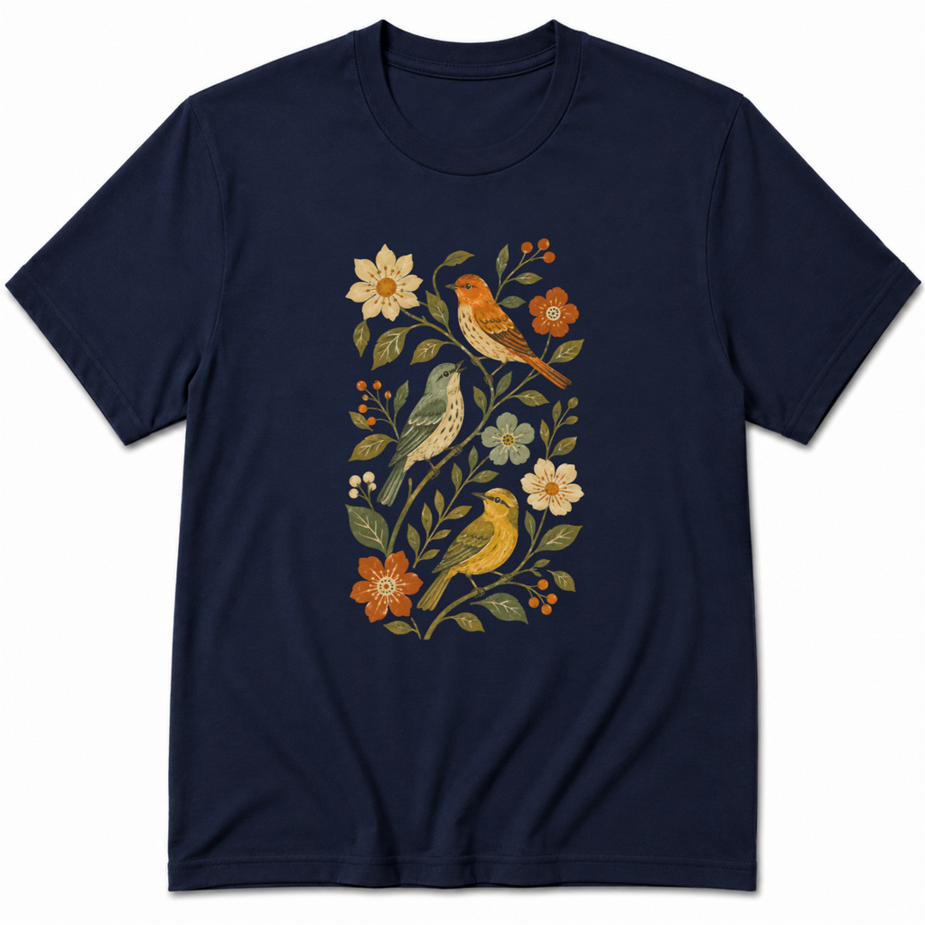 Birds & Flowers T-Shirt