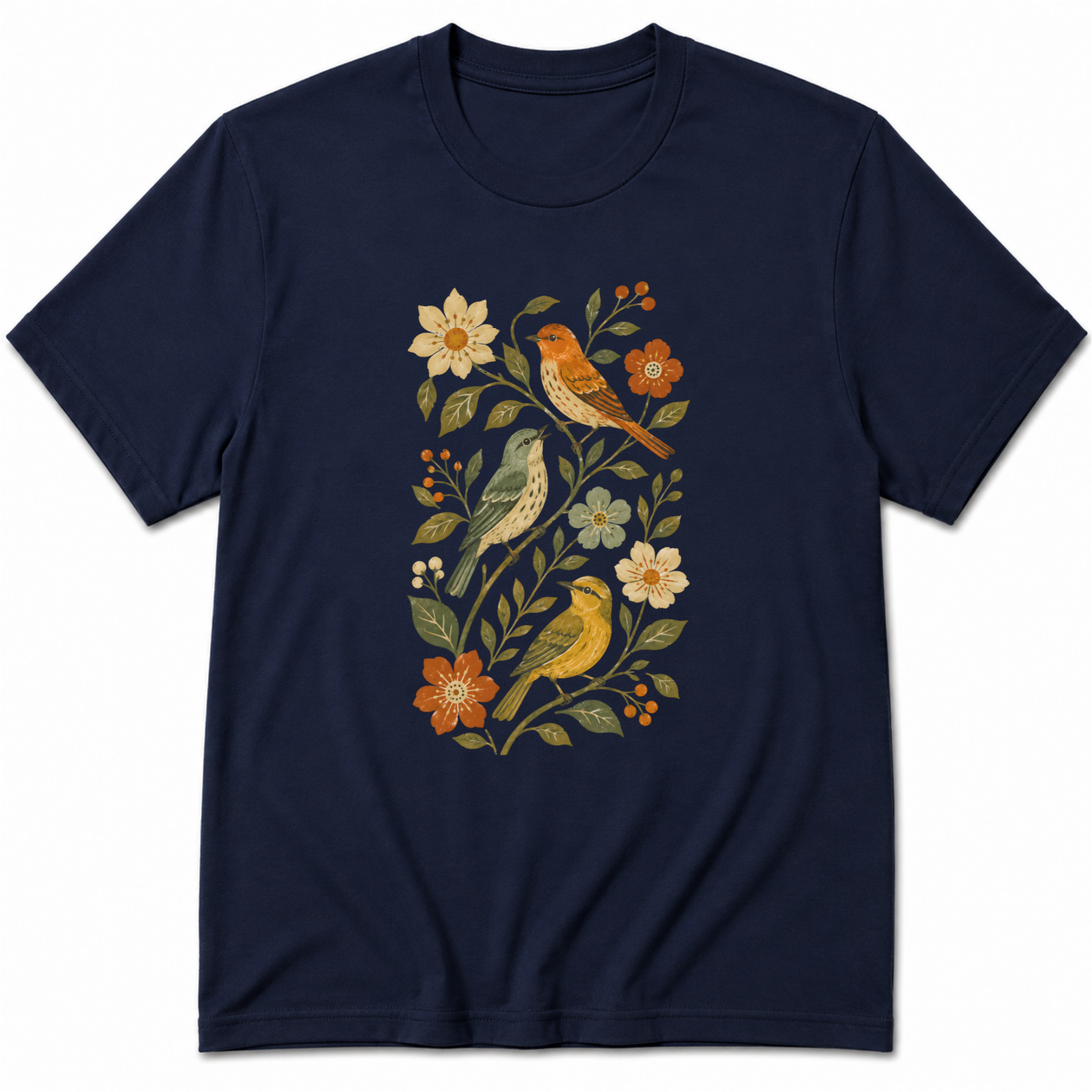 Birds & Flowers T-Shirt