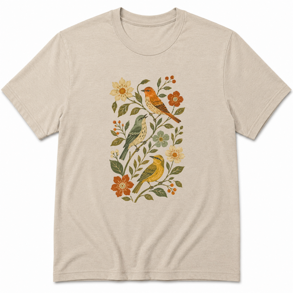 Birds & Flowers T-Shirt