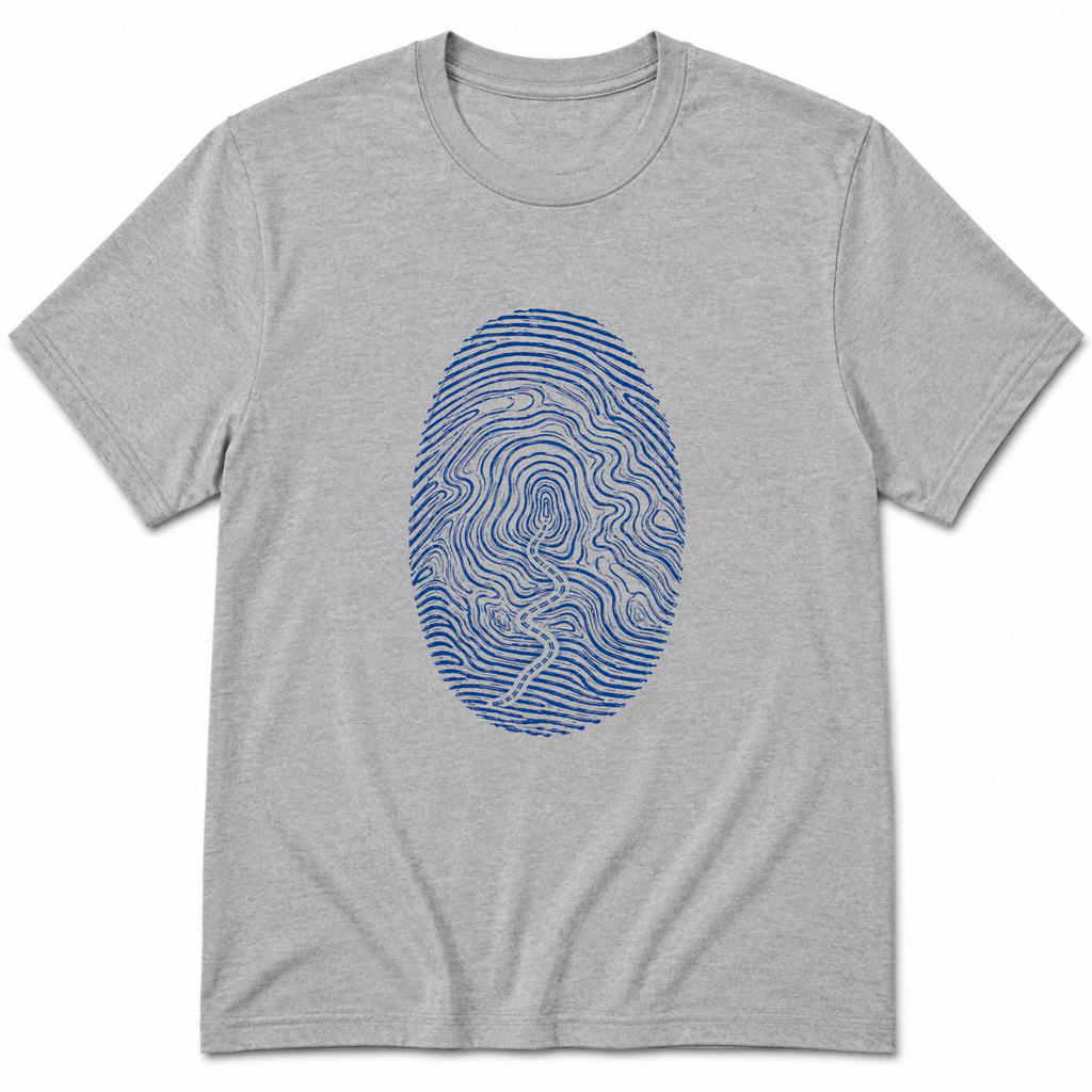 Fingerprint & Road T-Shirt