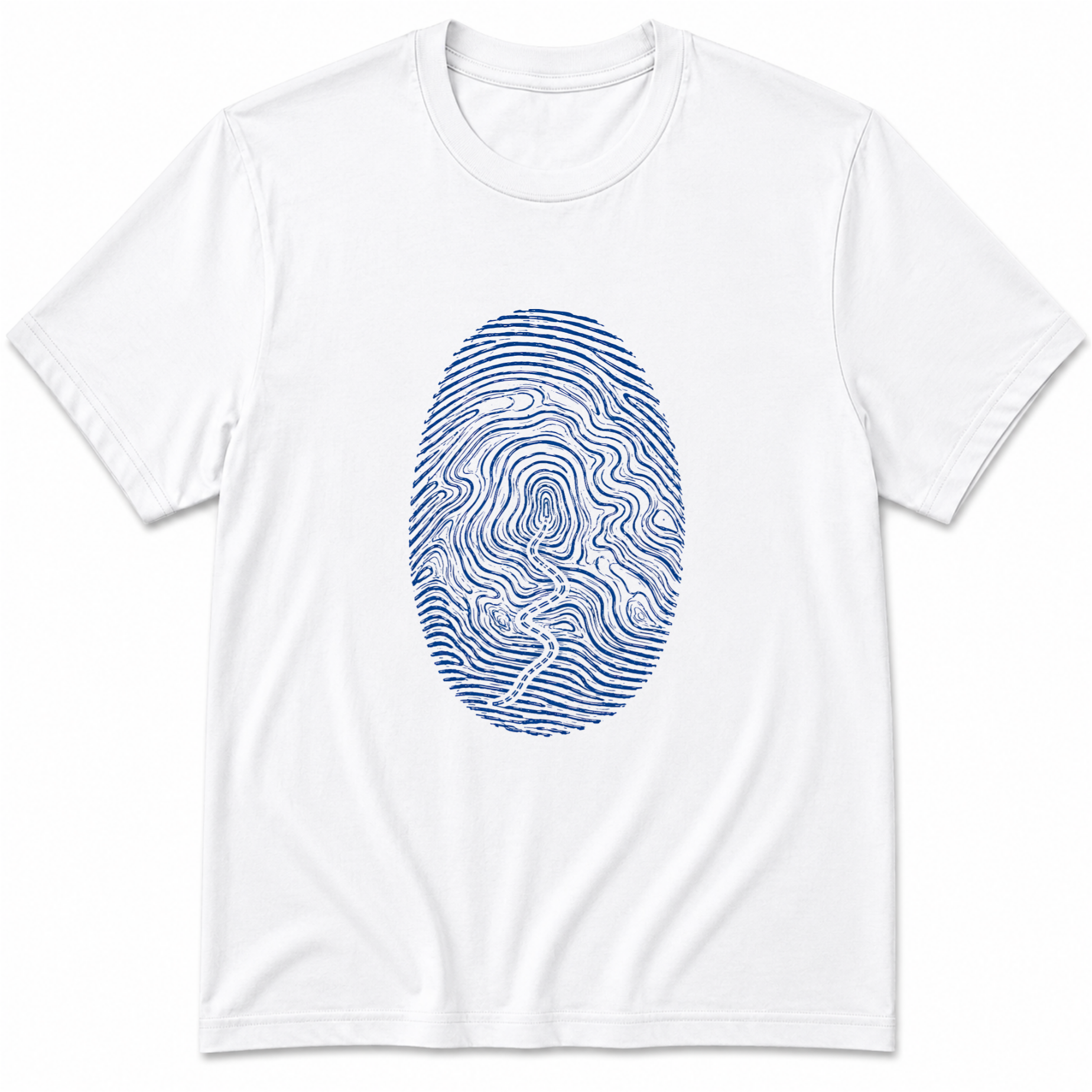 Fingerprint & Road T-Shirt