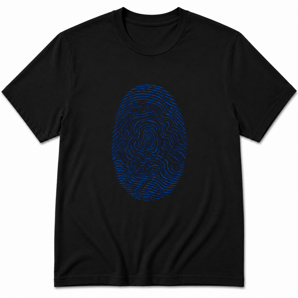 Fingerprint & Road T-Shirt