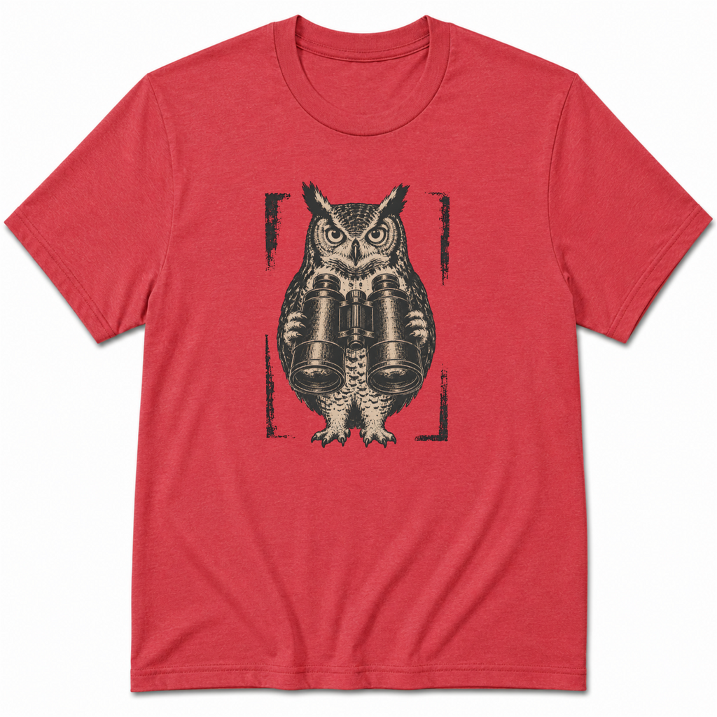Birdwatching Owl T-Shirt