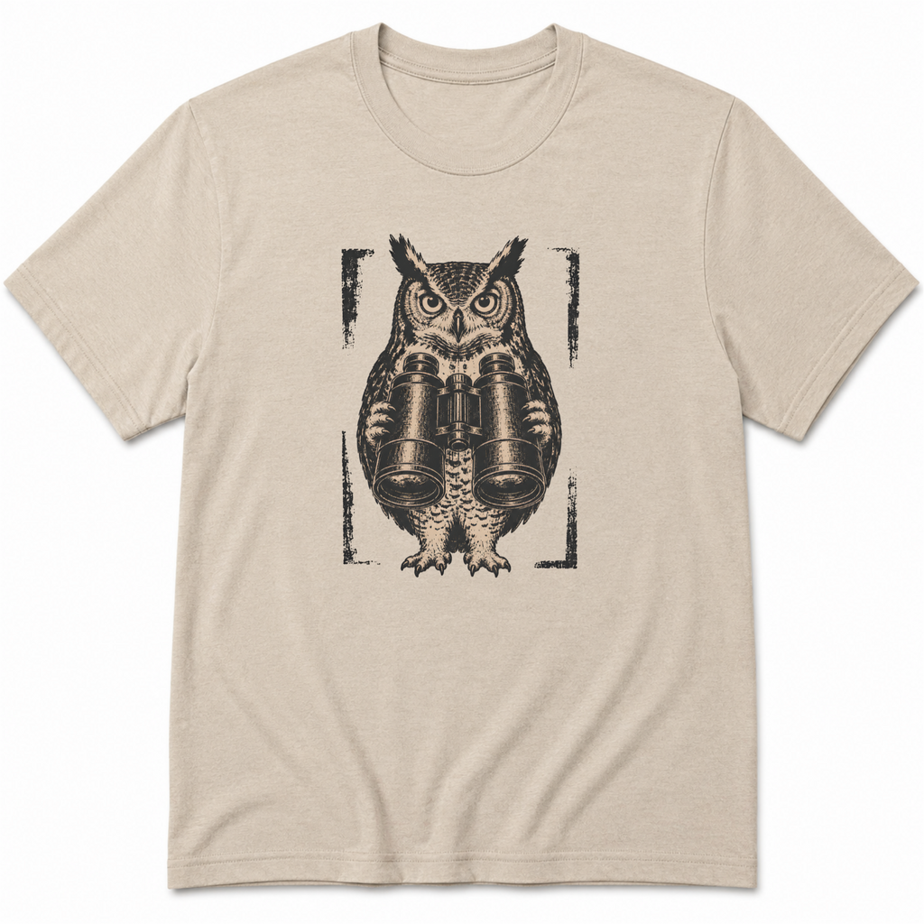 Birdwatching Owl T-Shirt