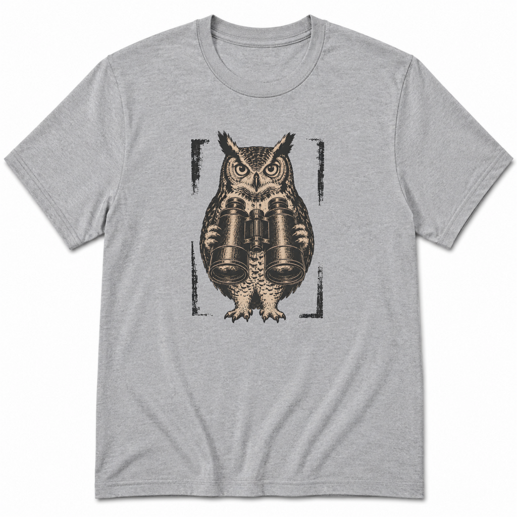 Birdwatching Owl T-Shirt