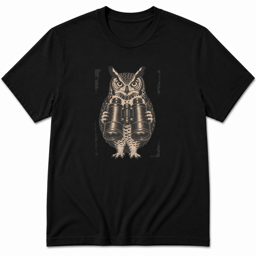 Birdwatching Owl T-Shirt
