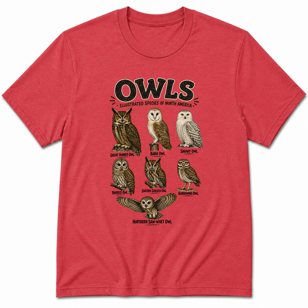 Vintage Owls T-Shirt