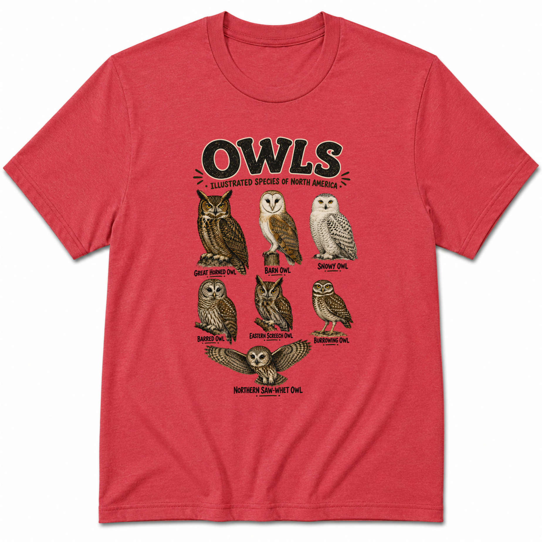 Vintage Owls T-Shirt