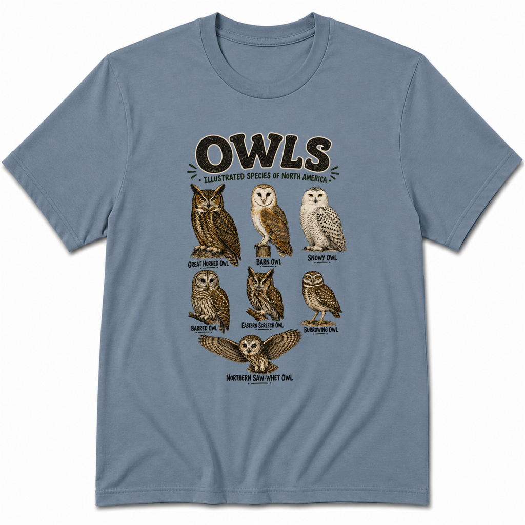 Vintage Owls T-Shirt