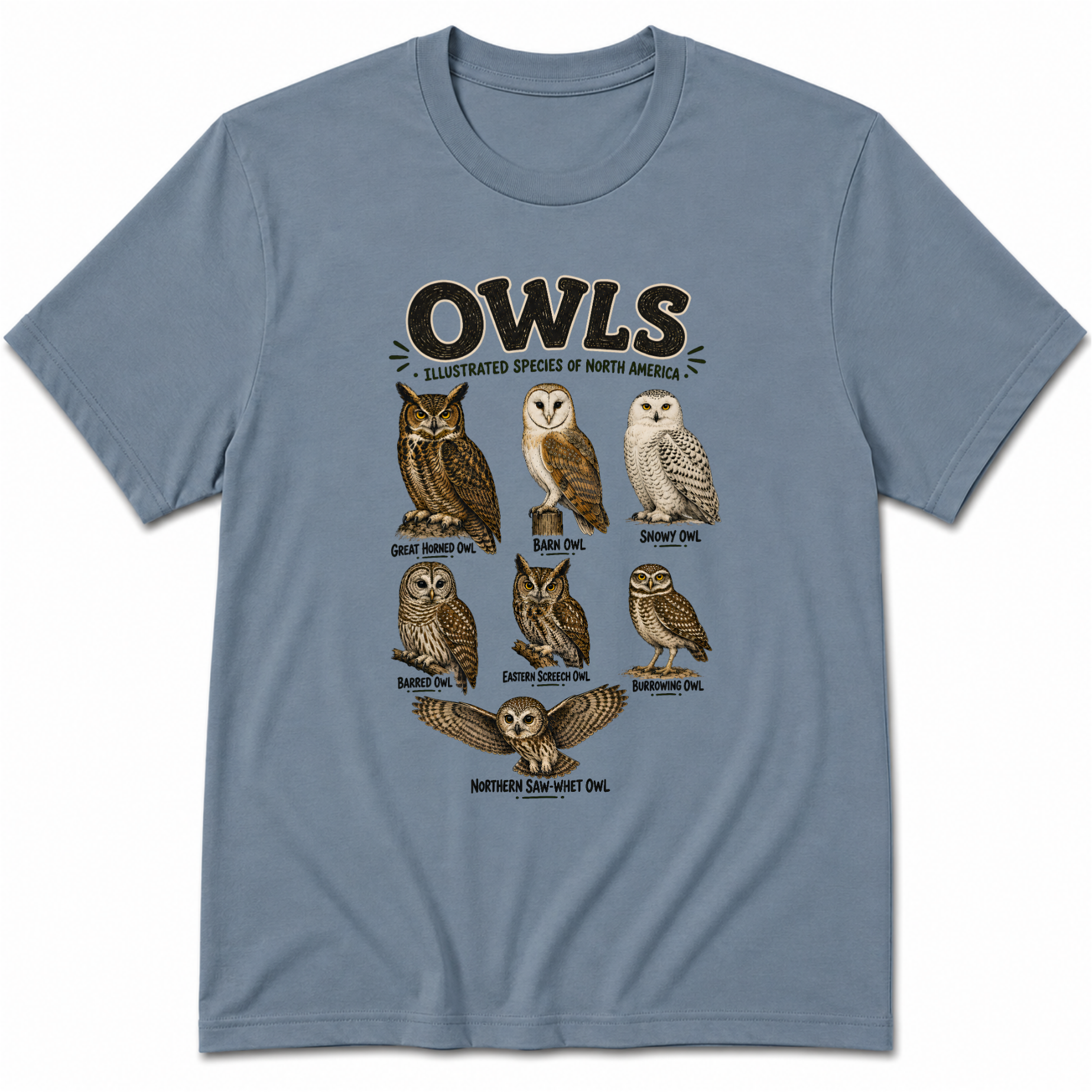Vintage Owls T-Shirt